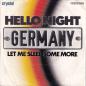 Preview: Germany - Hello Night (7" Crystal-Records Vinyl-Single)
