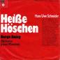 Preview: Hans-Uwe Schneider - Heiße Höschen (7" Vinyl-Single Rueckseite)