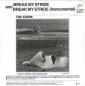 Preview: Matthew Wilder - Break My Stride (7" Single Rueckseite)