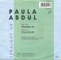 Preview: Paula Abdul - Straight Up (7" Vinyl-Single Rueckseite)