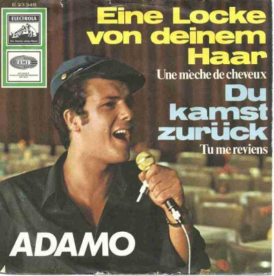 Adamo - Eine Locke von deinem Haar (Single Germany)
