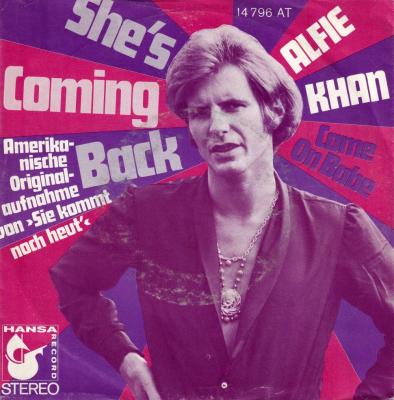 Alfie Khan - She's Coming Back (7" Vinyl-Single Germany)