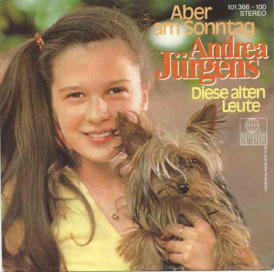 Andrea Jürgens - Aber am Sonntag (Ariola Vinyl-Single)