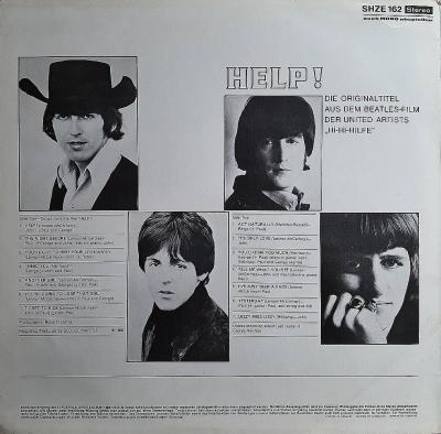 Preview: The Beatles - Help: Songs aus Hi-Hi-Hilfe Film (RE LP back cover)