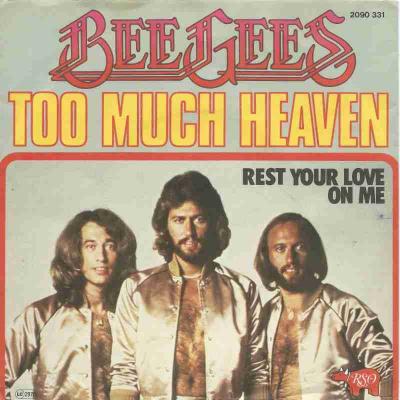 Bee Gees - Too Much Heaven (7" RSO Vinyl-Single Germany)