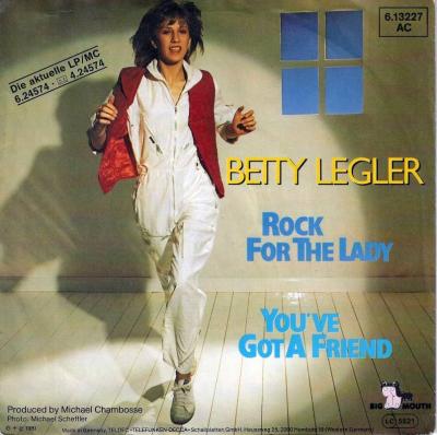 Betty Legler - Rock For The Lady (7" Vinyl-Single)