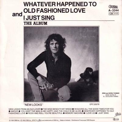 BJ Thomas - Whatever Happened To Old Fashioned Love (Rueckseite)