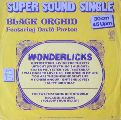 Black Orghid Feat. David Parton - Wonderlicks (Maxi)