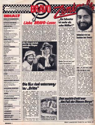 Preview: Bravo Heft 36/1979 Inhalt