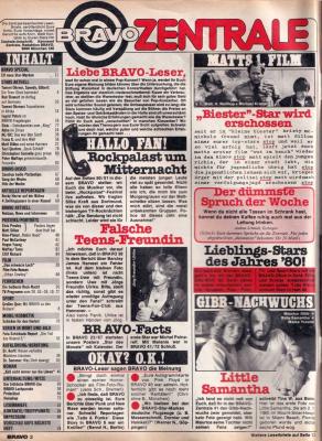 Bravo 43 1980 Inhalt