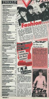 Preview: Bravo Heft 48/1982  Inhalt