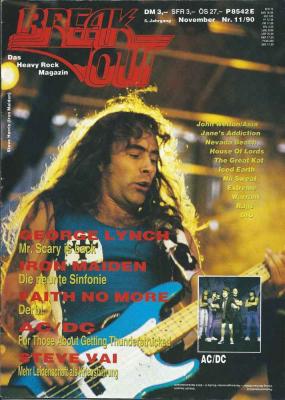 Break Out - November 1990 cover