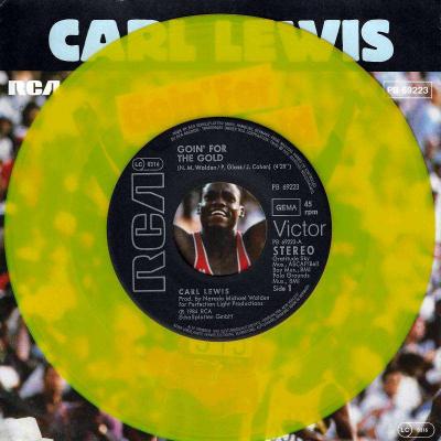 Carl Lewis - Goin' For The Gold: Yellow Vinyl (7")