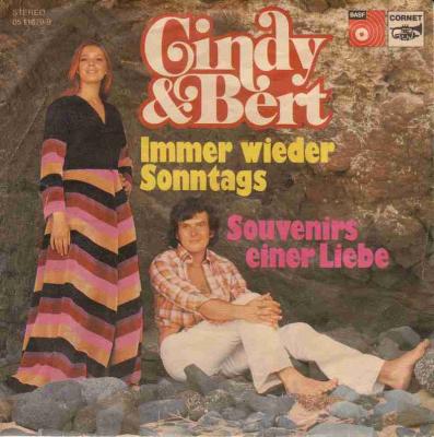 Cindy & Bert - Immer wieder Sonntags (BASF Vinyl-Single)