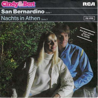 Cindy & Bert - San Bernardino (7" Vinyl-Single Germany)