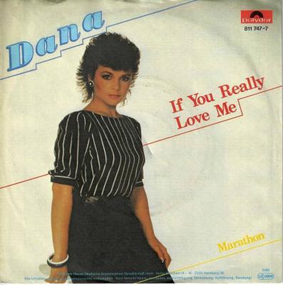 Dana - If You Really Love Me (7" Vinyl-Single Germany)