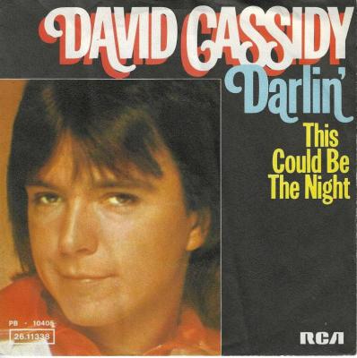 David Cassidy - Darlin' (7" RCA Vinyl-Single Germany)