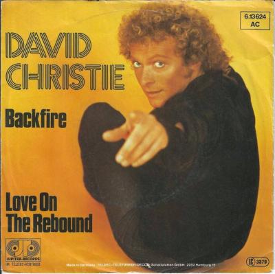 David Christie - Backfire (7" Jupiter Single Germany)