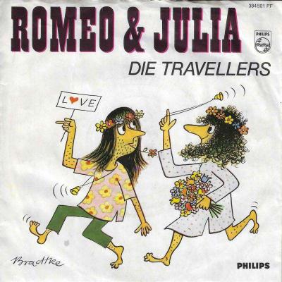 Die Travellers - Romeo & Julia (7" Vinyl-Single Germany)