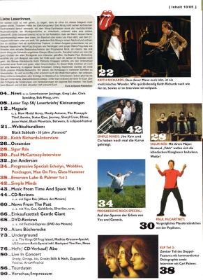 eclipsed 10 2005 index