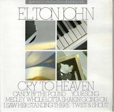 Elton John - Cry To Heaven (2 x 7" Vinyl-Single UK)