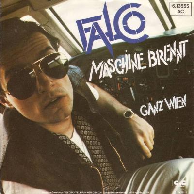 Falco - Maschine brennt (Gig Vinyl-Single Germany)