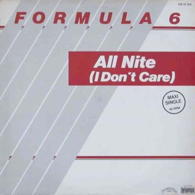 Formula 6 - All Nite: 2 Versions (Vinyl Maxi-Single)