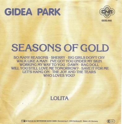 Gidea Park - Seasons Of Gold (CNR Single Germany 1981)