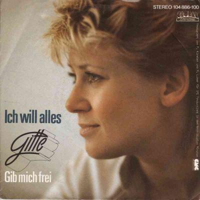 Gitte - Ich will alles (Global Vinyl-Single Germany)
