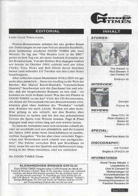Good Times - Issue 015 content