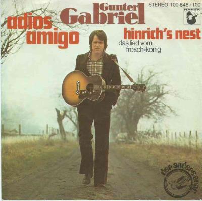 Gunter Gabriel - Adios Amigo (Hansa Vinyl-Single)