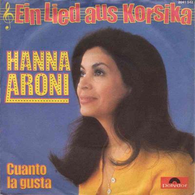 Hanna Aroni - Ein Lied aus Korsika (Polydor Single 1974)