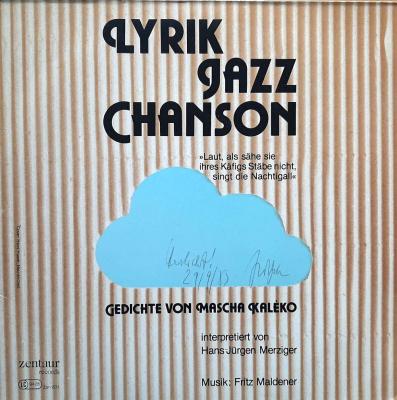 Hans Jürgen Merziger - Lyrik Jazz Chanson (Zentaur LP)