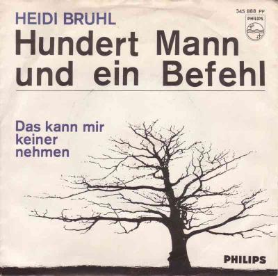 Heidi Brühl - Hundert Mann und ein Befehl (7" Vinyl-Single)