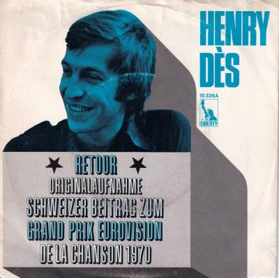 Henry Des - Retour: 2 Versions (7" Vinyl-Single Germany)