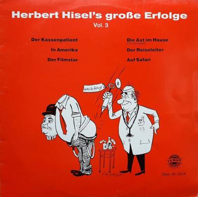 Herbert Hisel - Grosse Erfolge: Volume 3 (Tempo LP Germany)