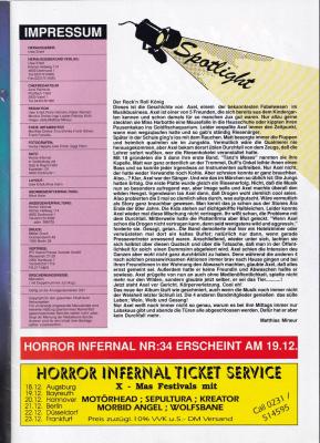 horror infernal 12 1991 content