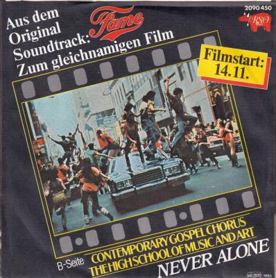 Irene Cara - Fame: Filmsong (7" Vinyl-Single Rueckseite)