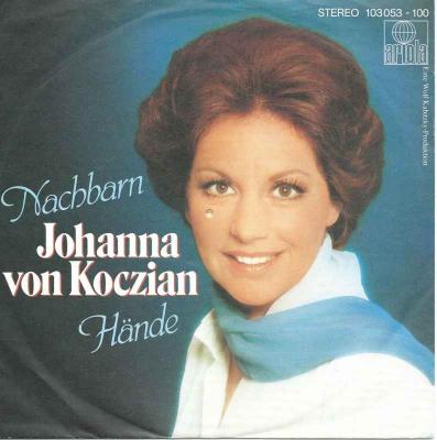 Johanna von Koczian - Nachbarn (Ariola Vinyl-Single)