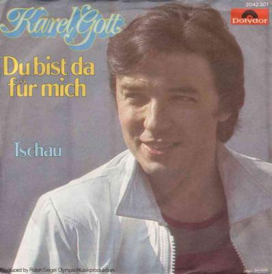 Karel Gott - Du bist da für mich (Polydor Vinyl-Single)