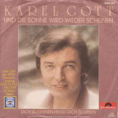 Karel Gott - Und die Sonne wird wieder scheinen (Single)