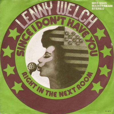 Lenny Welch - Since I Dont Have You (White-Label Single)