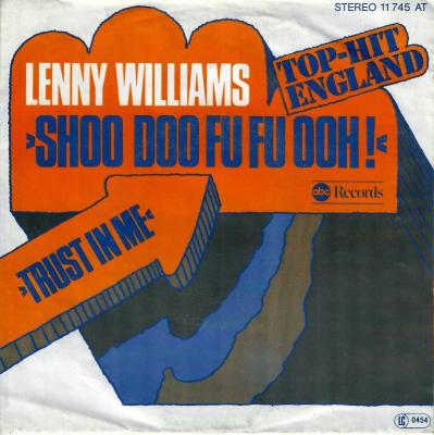 Lenny Williams - Shoo Doo Fu Fu Ooh (7" Single Germany)