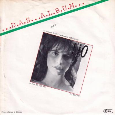 Lio - Amicalement Votre (7" Ariola Vinyl-Single back cover)