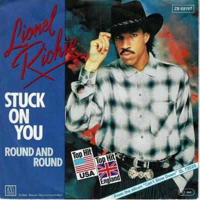 Lionel Richie - Stuck On You (7" Motown Single Germany)