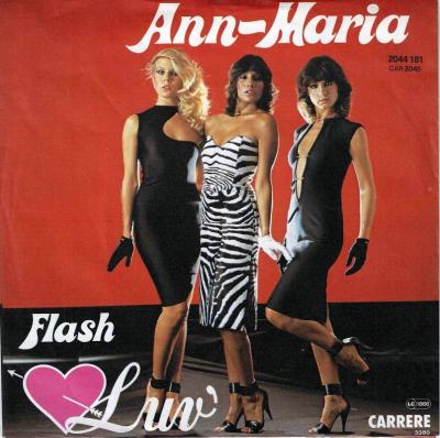 Luv - Ann-Maria / Flash (7" Carrere Vinyl-Single Germany)