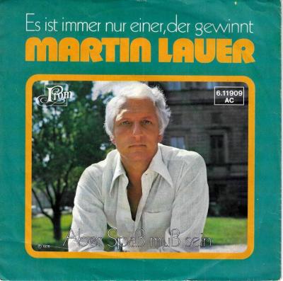 Martin Lauer - Es ist immer nur einer der gewinnt (7")