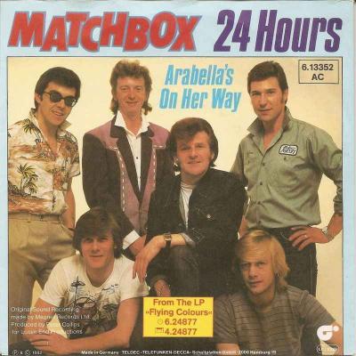 Matchbox - 24 Hours (Vinyl-Single Schallplatte Germany 1981)