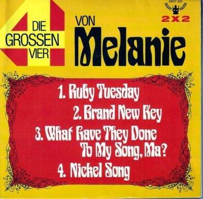 Melanie - Die grossen Vier Cover a