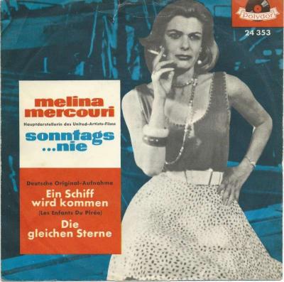 Melina Mercouri - Ein Schiff wird kommen (Polydor Single)